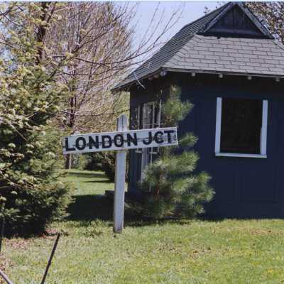 Photograph, CNR Station, London Junction/Thamesford, Ontario, May 14th 1988.