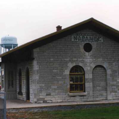 Photograph, CNR Station at Napanee, Ontario, 1990.