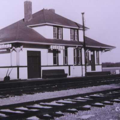 Photograph, CNR Station at Dugald