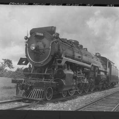 Photograph, Canadian Pacific Engine No. 3100.