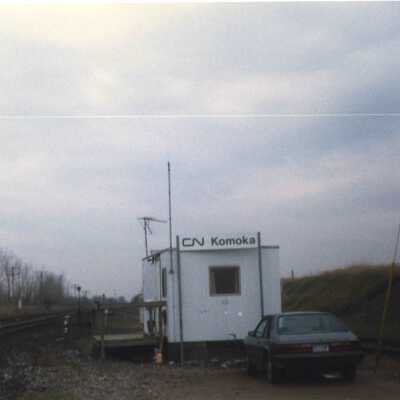 Photograph, CNR Station, Komoka, Ontario.