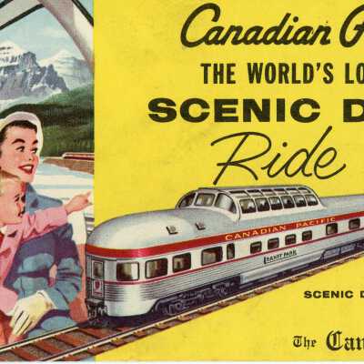Brochure, "Canadian Pacific, The World's Longest Scenic Dome Ride"