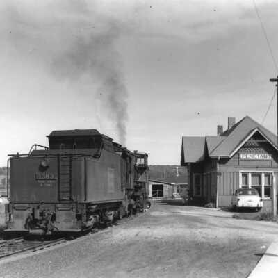 Photograph, CNR Station at Penetang, Ontario.