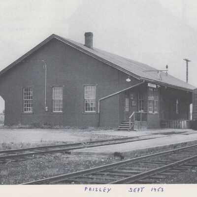 Photograph, CNR Station, Paisley, Ontario, Canada.