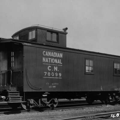 Photograph, Canadian National Caboose 78099.