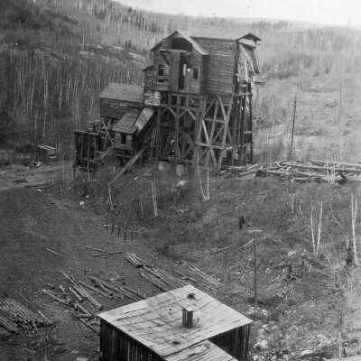 Photograph, Moose Mountain Mine, Sellwood, Ontario.