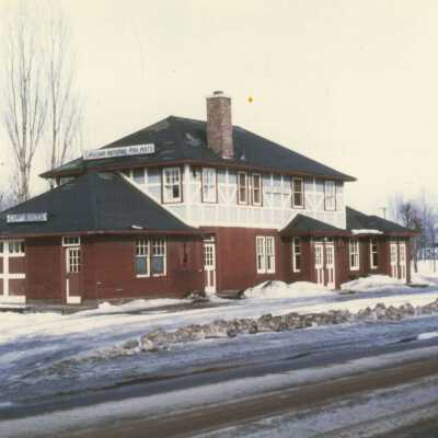 Photograph, CNR Camp Borden Station, Camp Borden, Ontario, February 1st 1970.