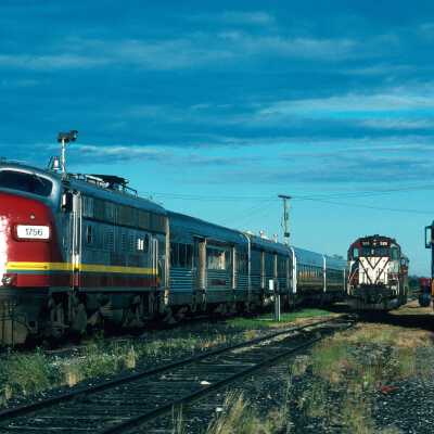 Photograph, Algoma Central Locomotive 1756, Hearst, ON, 1996.