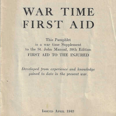 War Time First Aid