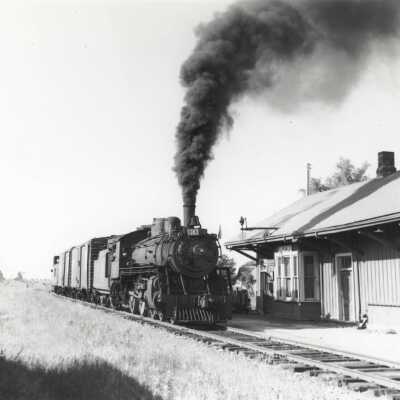 Photograph, CNR Station at Elmvale, Ontario.