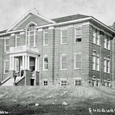 Photograph, High School, Sudbury, Ontario.