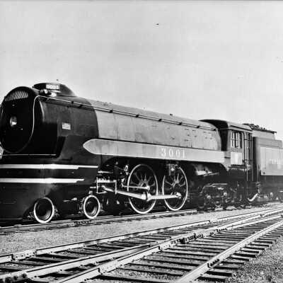 Photograph, Canadian Pacific Railway, Locomotive no. 3001.