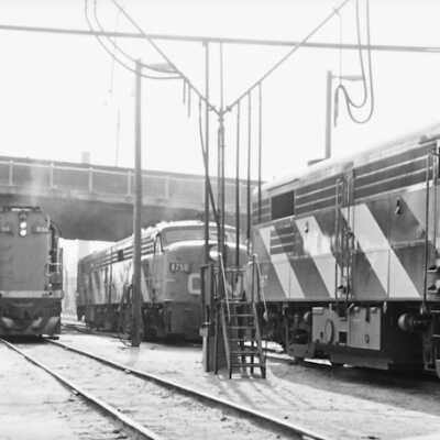 Photograph, CN6767 & friends Spadina-Toronto 1973-07.