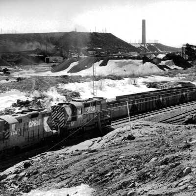 Photograph, CPR Ore & Slag.