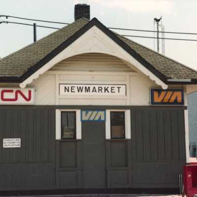 Photograph, Newmarket Station, Newmarket, Ontario.