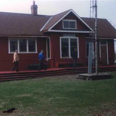 Photograph, CNR Station, Komoka, Ontario.