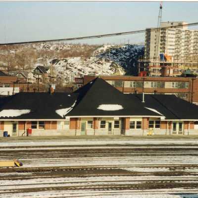 Photograph, VIA (CPR) Station Sudbury, Ontario, December 16, 1990.