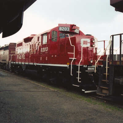 Photograph - CP train at a station