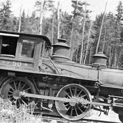 Photograph, Railway Engine K-V 50 Railway, A-21-A 12%.