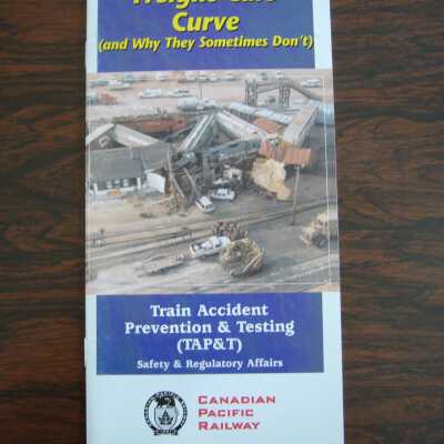 Canadian Pacific Railway Pamphlet: How Freight Cars Curve (and Why They Sometimes Don't)