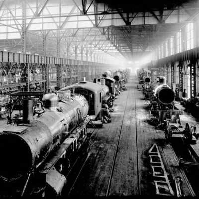 Photograph, Canadian Pacific Railway Company Shops.