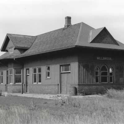 Photograph, CNR Station at Millbrook, Ontario.