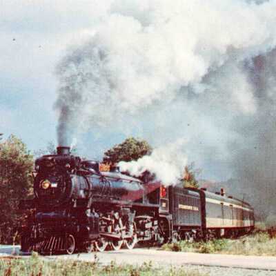 Photograph, Postcard, CPR Engine 1278, Steamtown 127.