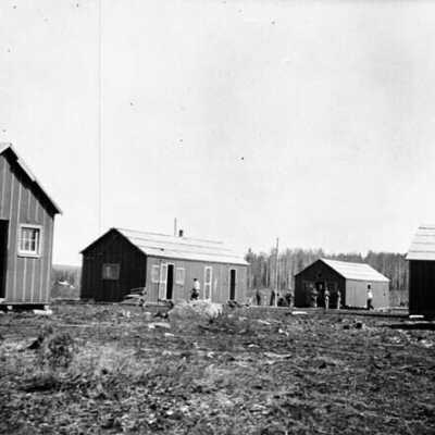 Photograph, Nakina, Ontario, view of the camp, May, 1933.