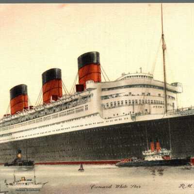 Queen Mary Post Card