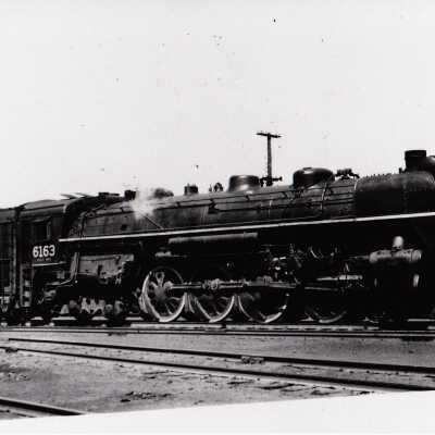 Photograph, CNR Steam Engine 6163