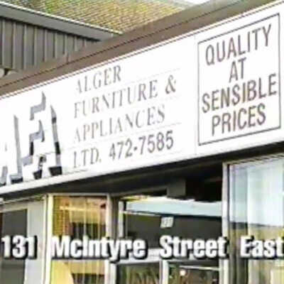 Video, Commercial, Alger Furniture, North Bay, Ontario, 1988.