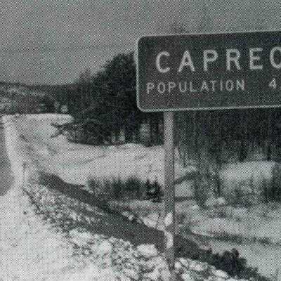 Photograph, Town of Capreol Sign.