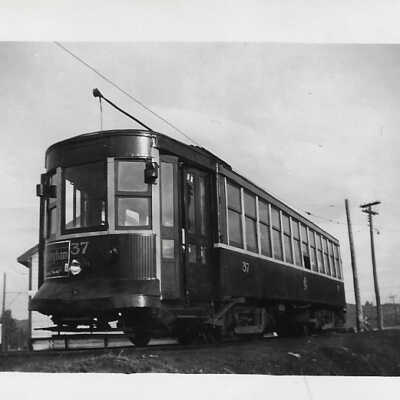 Photograph of a Sudbury Copper Cliff Suburban Electric Railway Streetcar