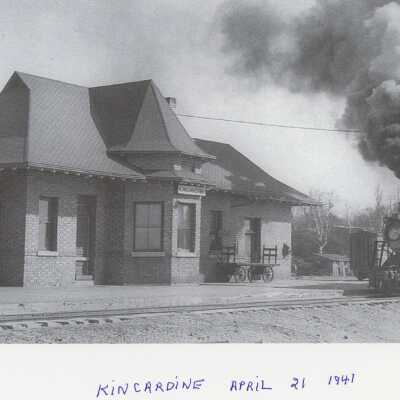 Photograph, CNR Station, Kincardine, Ontario, Canada.