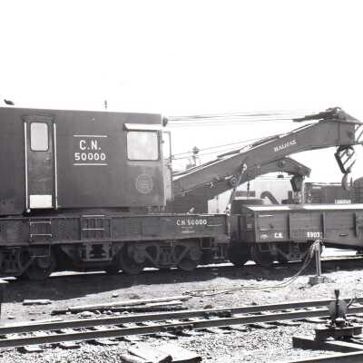 Photograph, CNR Auxiliary Crane 50000, Halifax