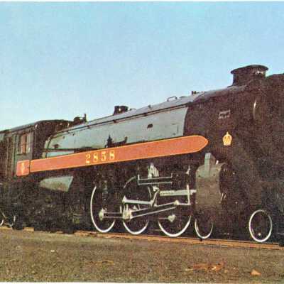 Photograph, Postcard, CPR Engine 2858