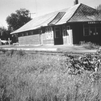 Photograph, CNR Station at Eganville, September 4th, 1976.