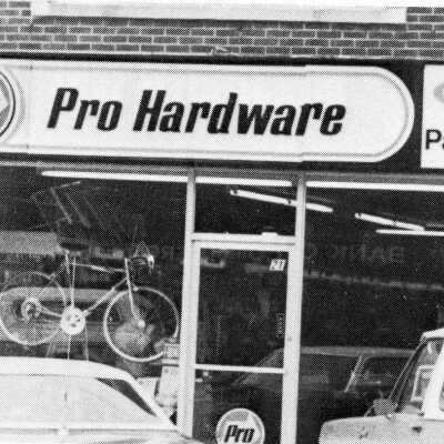 Photograph, Advertisement, Capreol Pro Hardware.