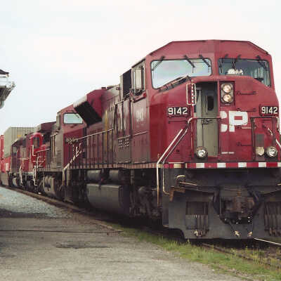 Photograph - CP train at a station