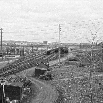 Photograph, CPR Yard, Sudbury, Ontario.