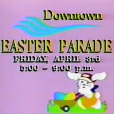 Video, Commercial, Downtown Easter Parade, North Bay, Ontario, 1998.