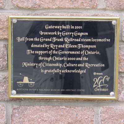 Photograph, NORMHC, New Entrance Gateway Plaque, November 13th 2001.