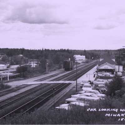 Photograph, CNR Looking West, Minaki, Ontario, July 15th 1962.