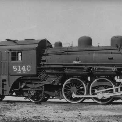 Photograph, Canadian National Locomotive 5140.