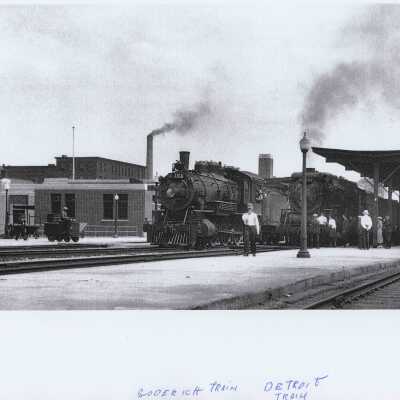 Photograph, CNR Station, London, Ontario, 1950.