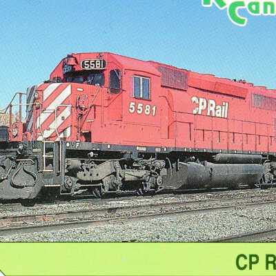 Photograph, Postcard, CPR Engine 5581