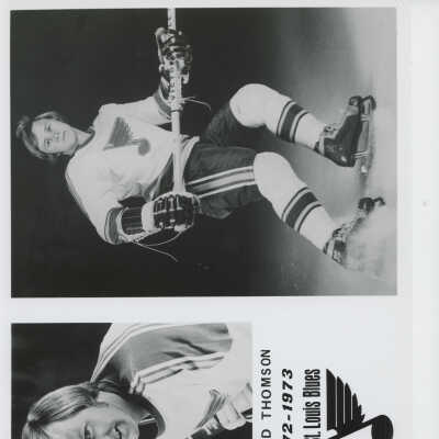 Floyd Thomson with the St.Louis Blues 1972-1973