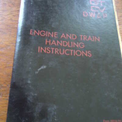 Engine and Train Handling Instructions