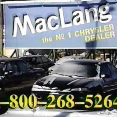 Video, Commercial, Mac Lang Chrysler Dodge, Sundridge, Ontario, 1998.