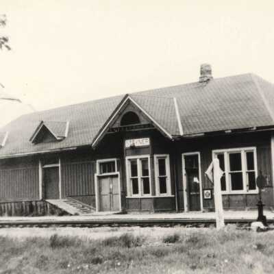 Photograph, CNR Stayner Station, Stayner, Ontario.